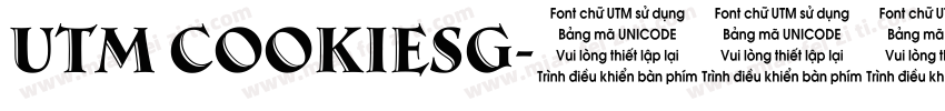 UTM Cookiesg字体转换